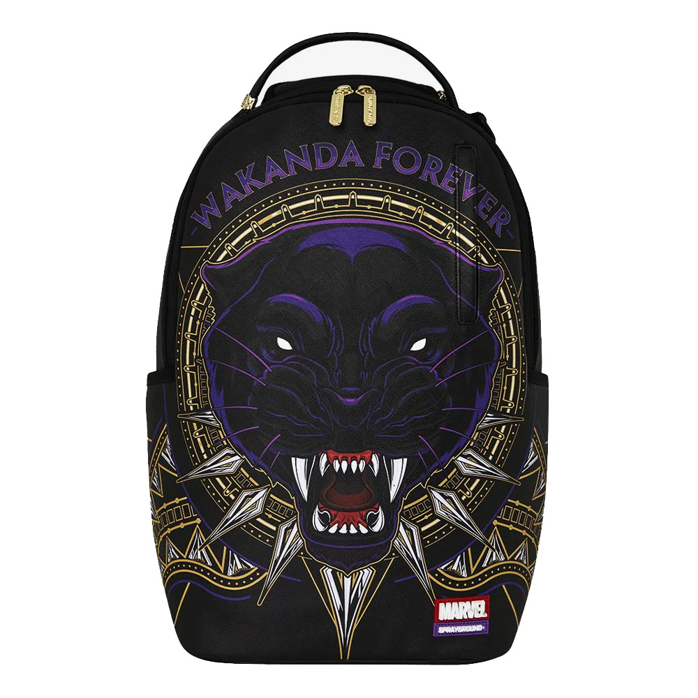 SPRAYGROUND Marvel Black Panther Emblem DLXSV Unisex Backpack - Μαύρο