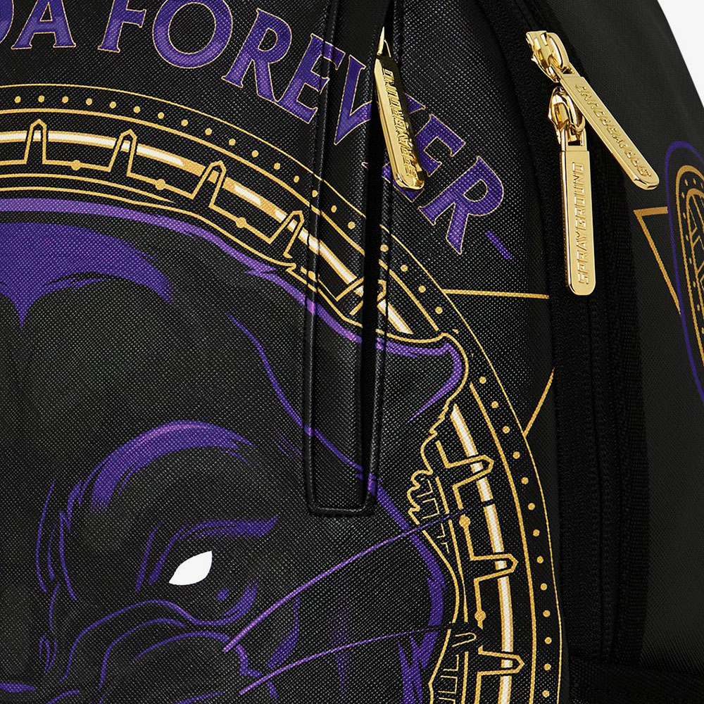 SPRAYGROUND Marvel Black Panther Emblem DLXSV Unisex Backpack - 5