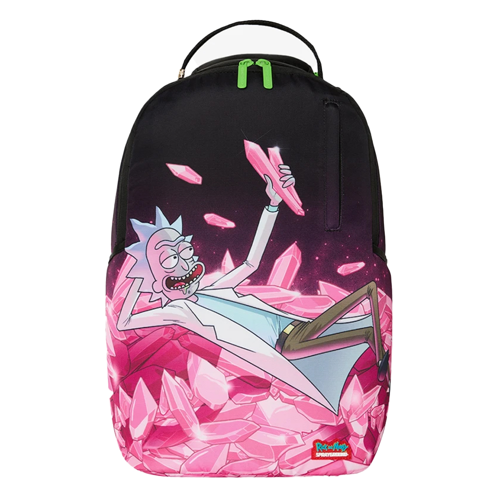 SPRAYGROUND  Rick And Morty Kalaxian Crystal Pile DLXSR Unisex Backpack - Μαύρο