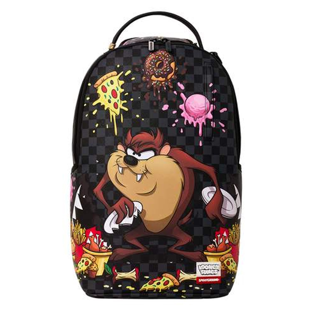 SPRAYGROUND Looney Tunes Taz Beast Feast DLXSR Unisex Backpack - Μαύρο