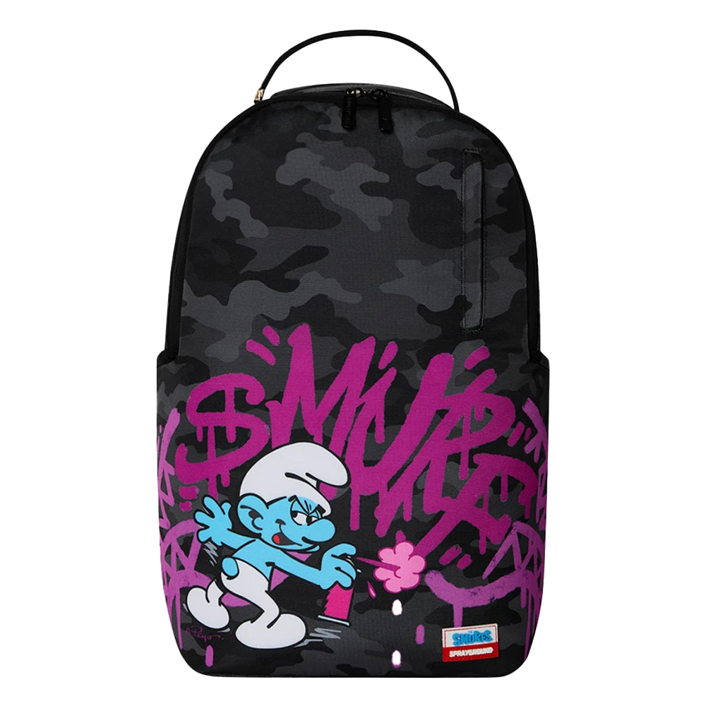 SPRAYGROUND Smurfs Tag It Up DLXSR Unisex Backpack - Μαύρο