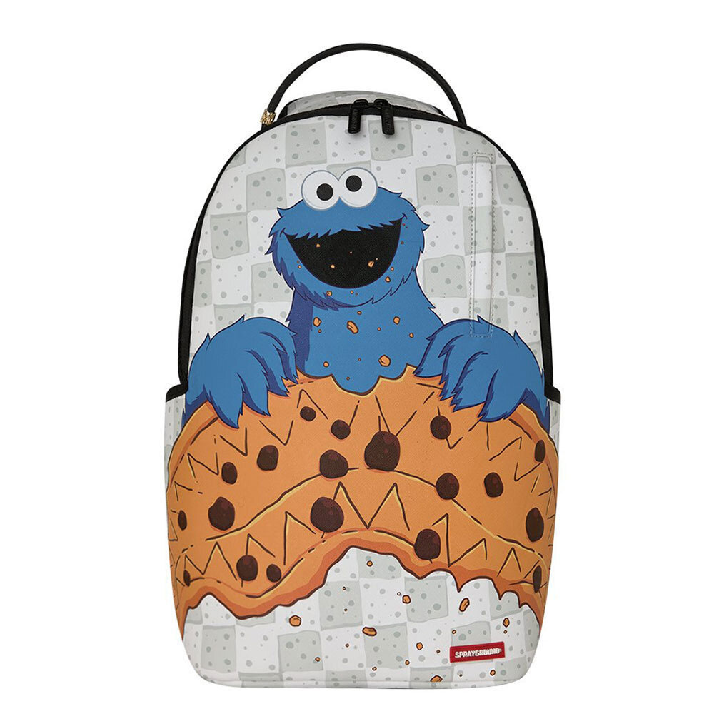 SPRAYGROUND Sesame Street Cookie Monster Shark  DLXSV Unisex Backpack - Λευκό