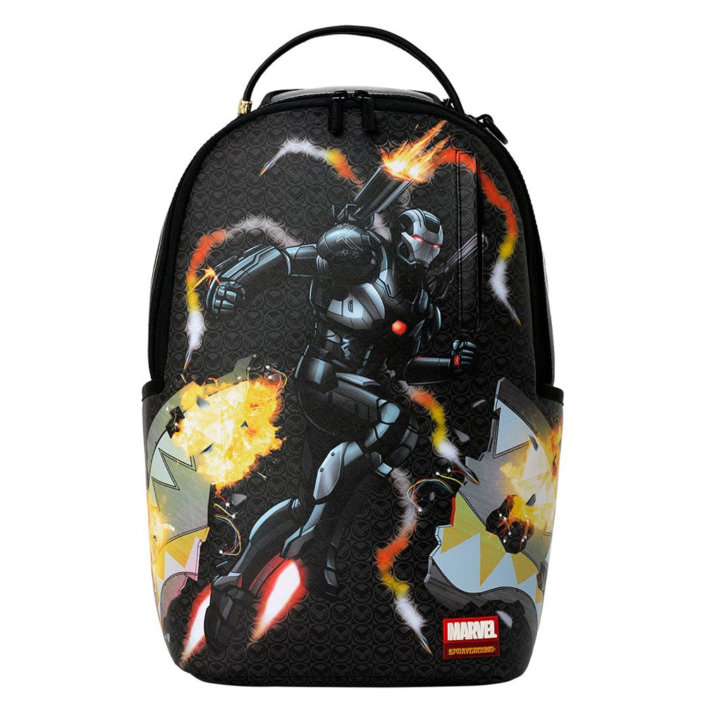 SPRAYGROUND Marvel Iron Manwar Machine Missle Airstream DLXSV Unisex Backpack - Μαύρο