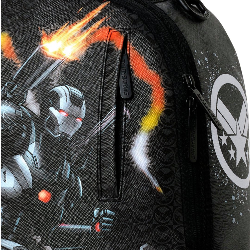 SPRAYGROUND Marvel Iron Manwar Machine Missle Airstream DLXSV Unisex Backpack - 4