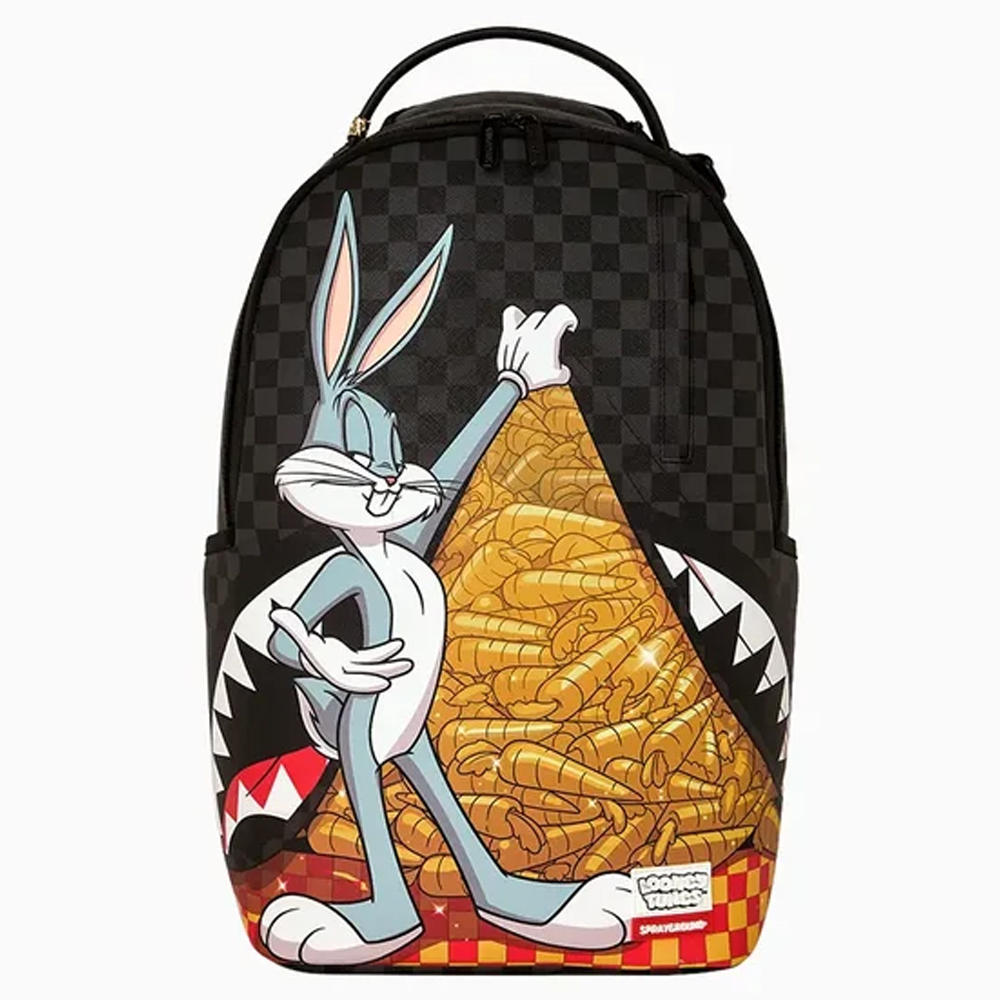 SPRAYGROUND Looney Carrot Stash DLXSV Unisex Backpack - Μαύρο