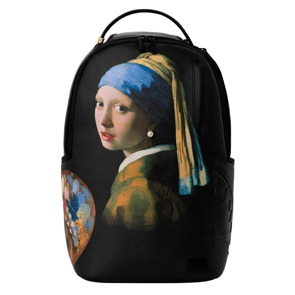 SPRAYGROUND Mauritshuis Museum Girl With A Pearl Earring DLXSV Unisex Backpack - Μαύρο