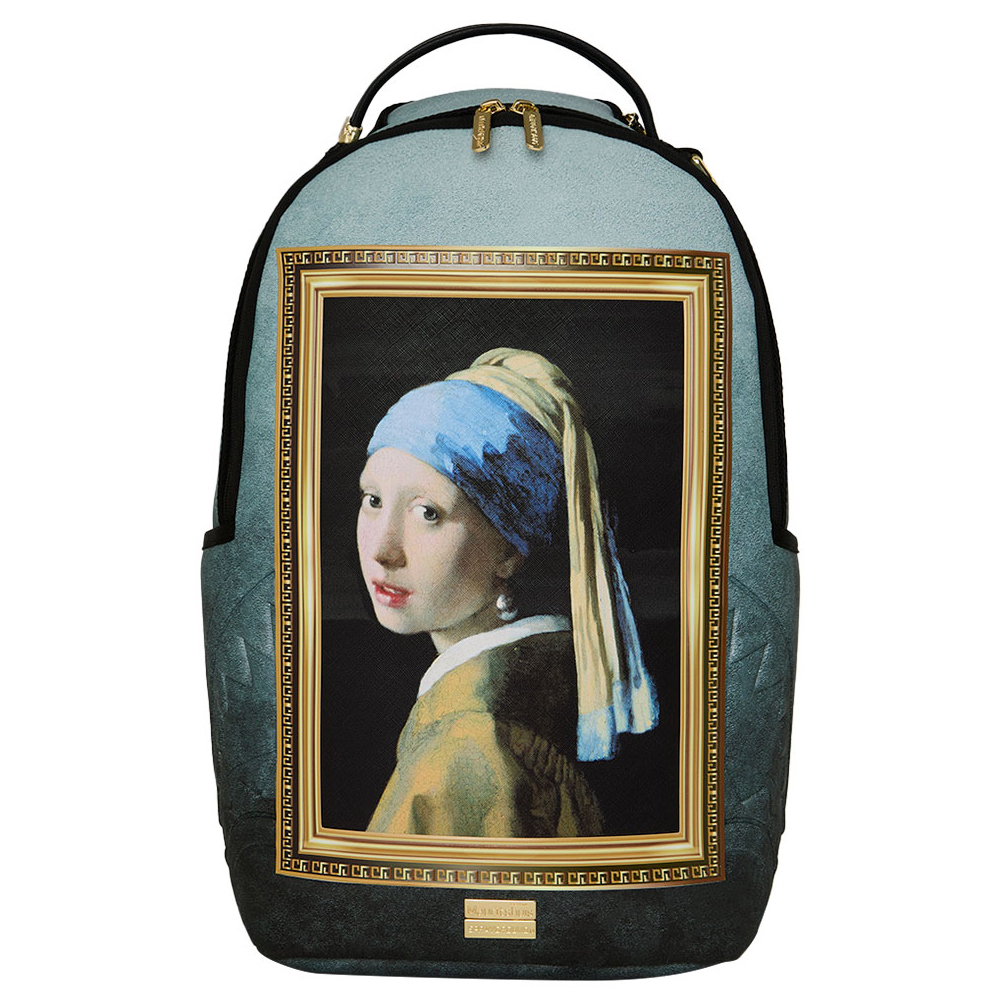 SPRAYGROUND Mauritshuis Museum Girl With A Pearl Earring  DLXSV Unisex Backpack - Μαύρο
