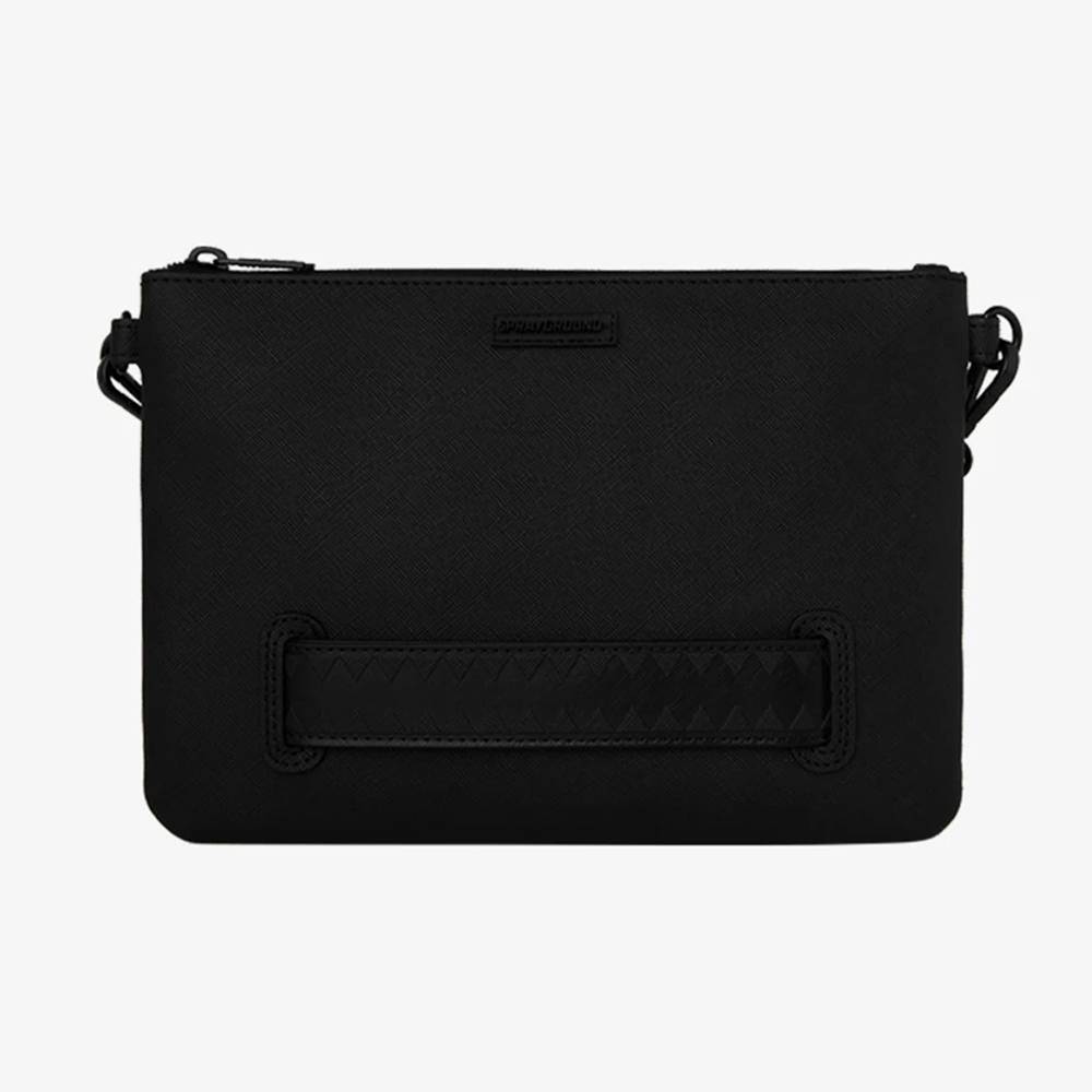 SPRAYGROUND Blacked Out Embossed Gold Tooth Crossover Clutch  Unisex Τσάντα Χιαστί - Χειρός - 2