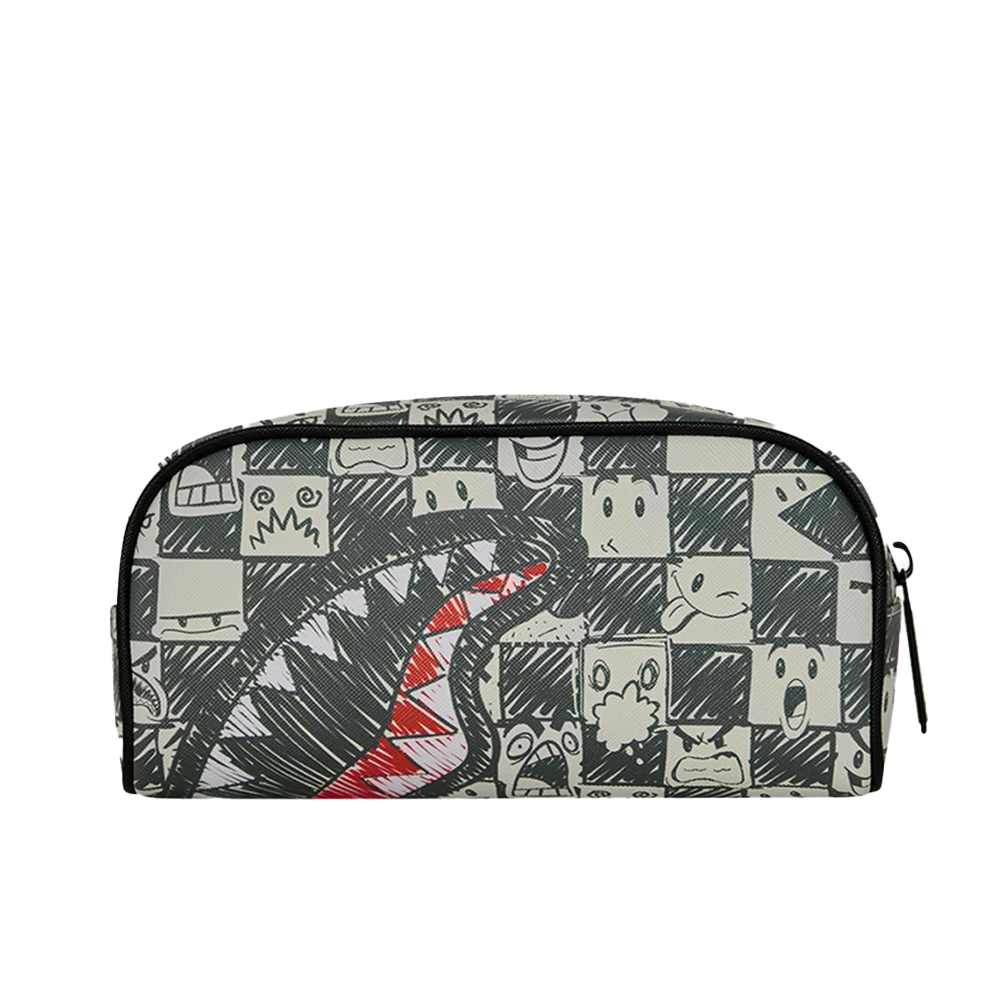 SPRAYGROUND Emote Check Pencil Pouch Unisex Κασετίνα - Multi