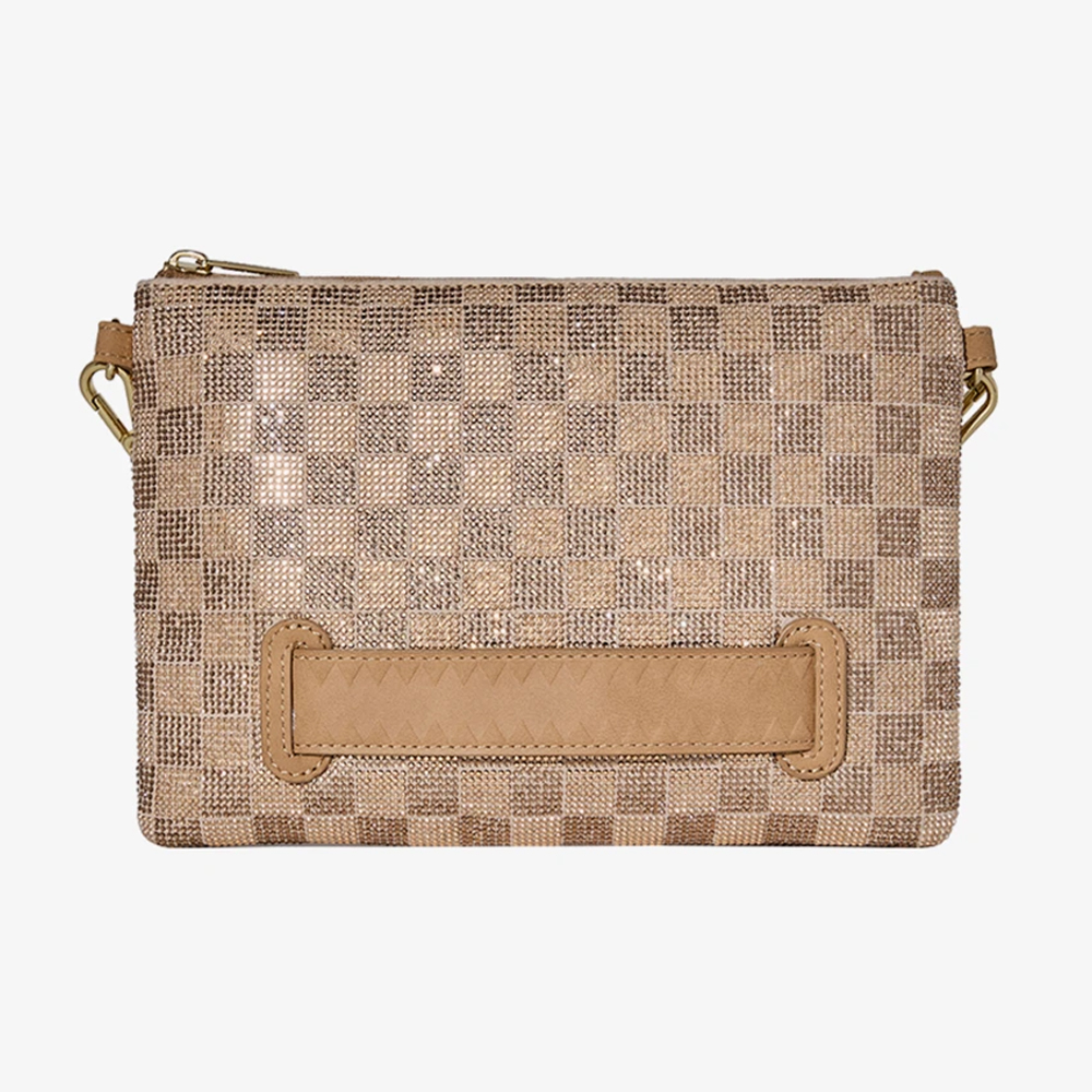 SPRAYGROUND 2 Tone Gold Trinity Crossover Clutch Unisex Τσάντα Χιαστί - Χειρός - 2