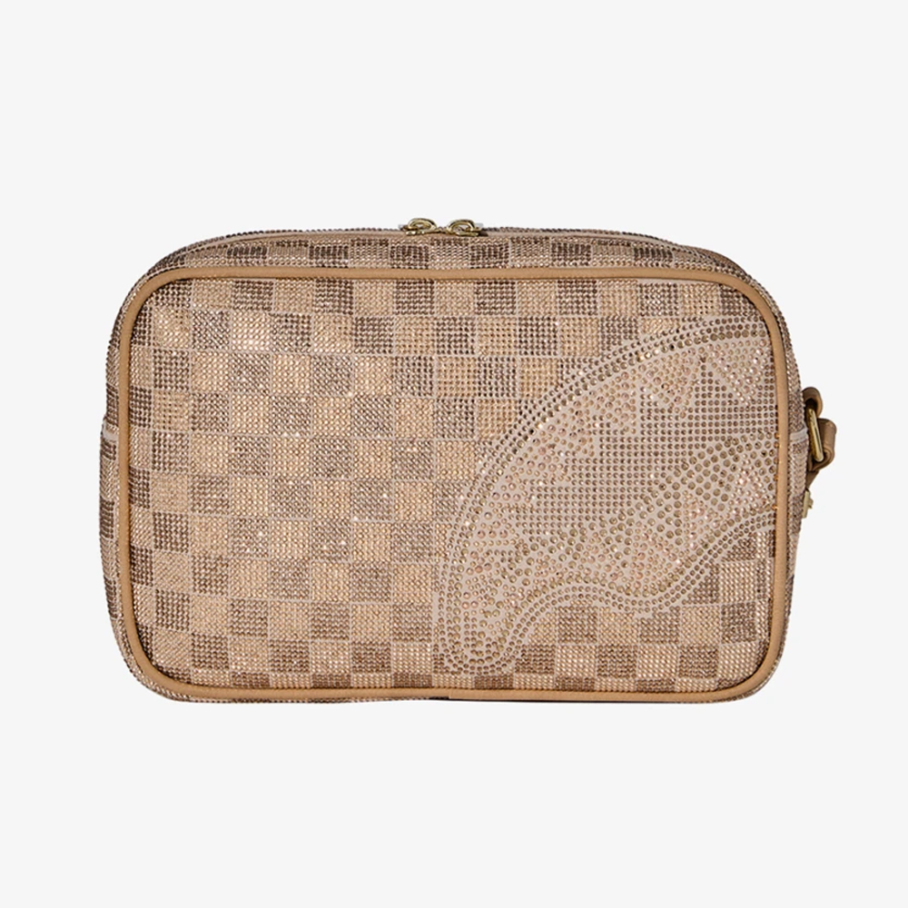 SPRAYGROUND 2 Tone Gold Trinity Toiletry Brick Unisex Νεσεσέρ - 2