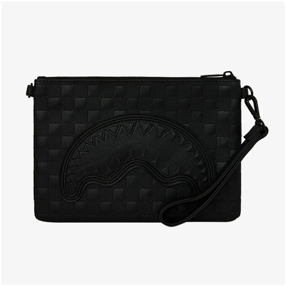 SPRAYGROUND Raised Check Crossover Clutch Unisex Τσάντα Χιαστί - Χειρός - 3