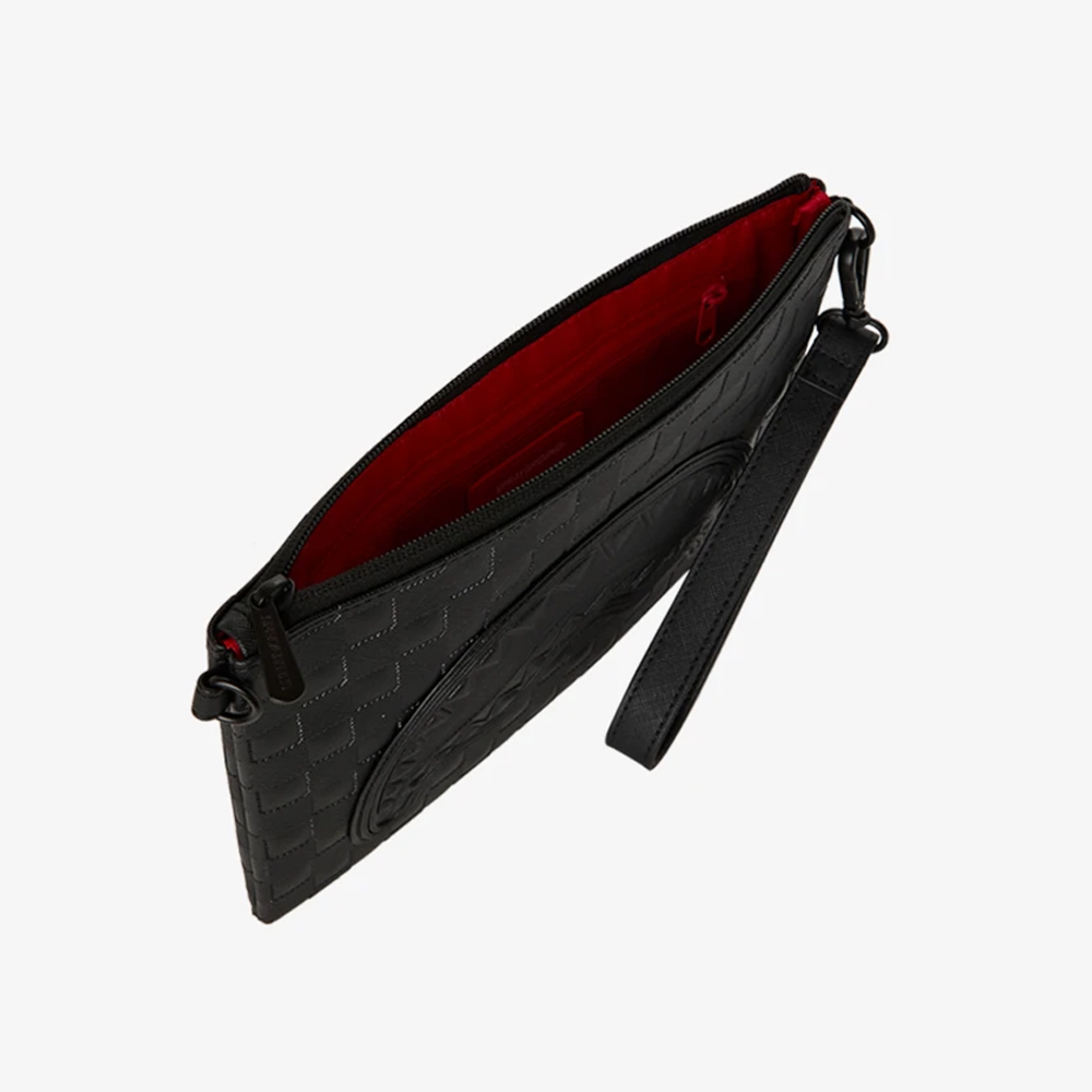 SPRAYGROUND Raised Check Crossover Clutch Unisex Τσάντα Χιαστί - Χειρός - 4
