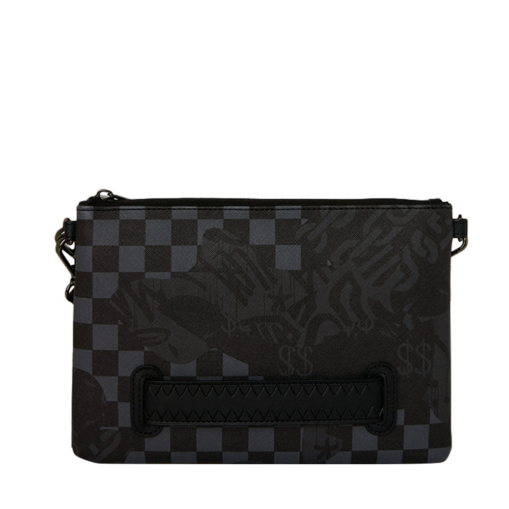 SPRAYGROUND 4AM Red Shark Crossover Clutch Unisex Τσάντα Χιαστί - Χειρός - 2