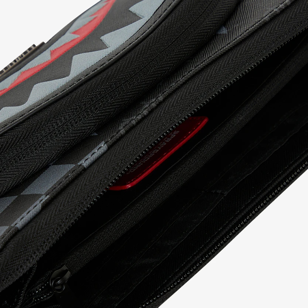 SPRAYGROUND 4am Red Shark Crossbody Unisex Τσαντάκι Μέσης - 3