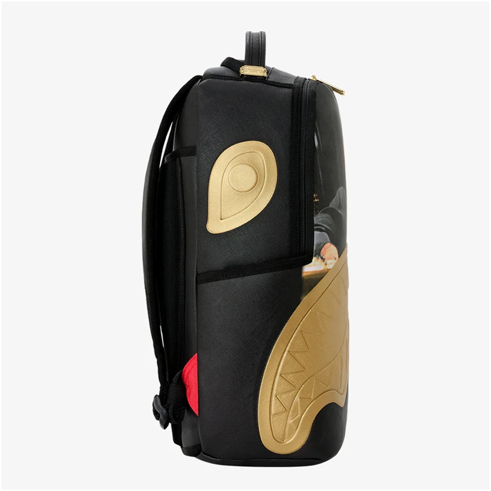 SPRAYGROUND Scarface Gold Embossed DLXR Unisex Backpack - 3