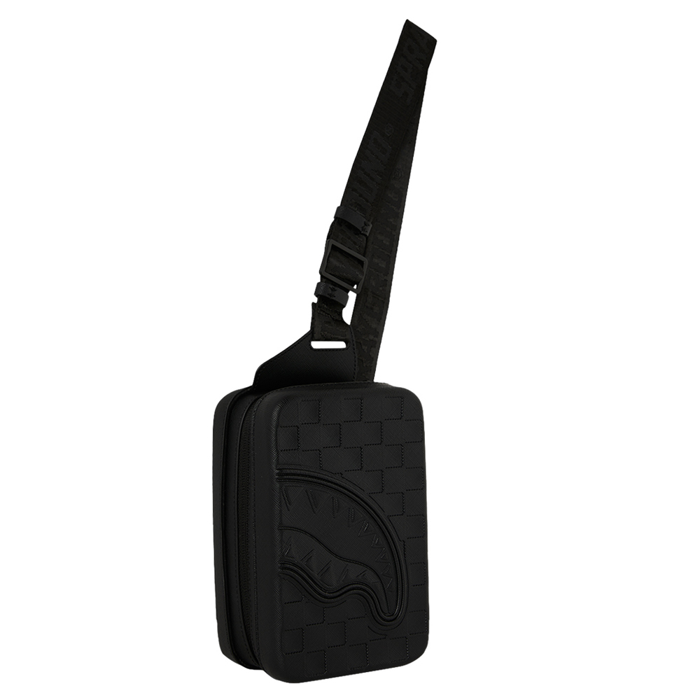 SPRAYGROUND Raised Check Hard Shell Sling Unisex Τσάντα Χιαστί - 3