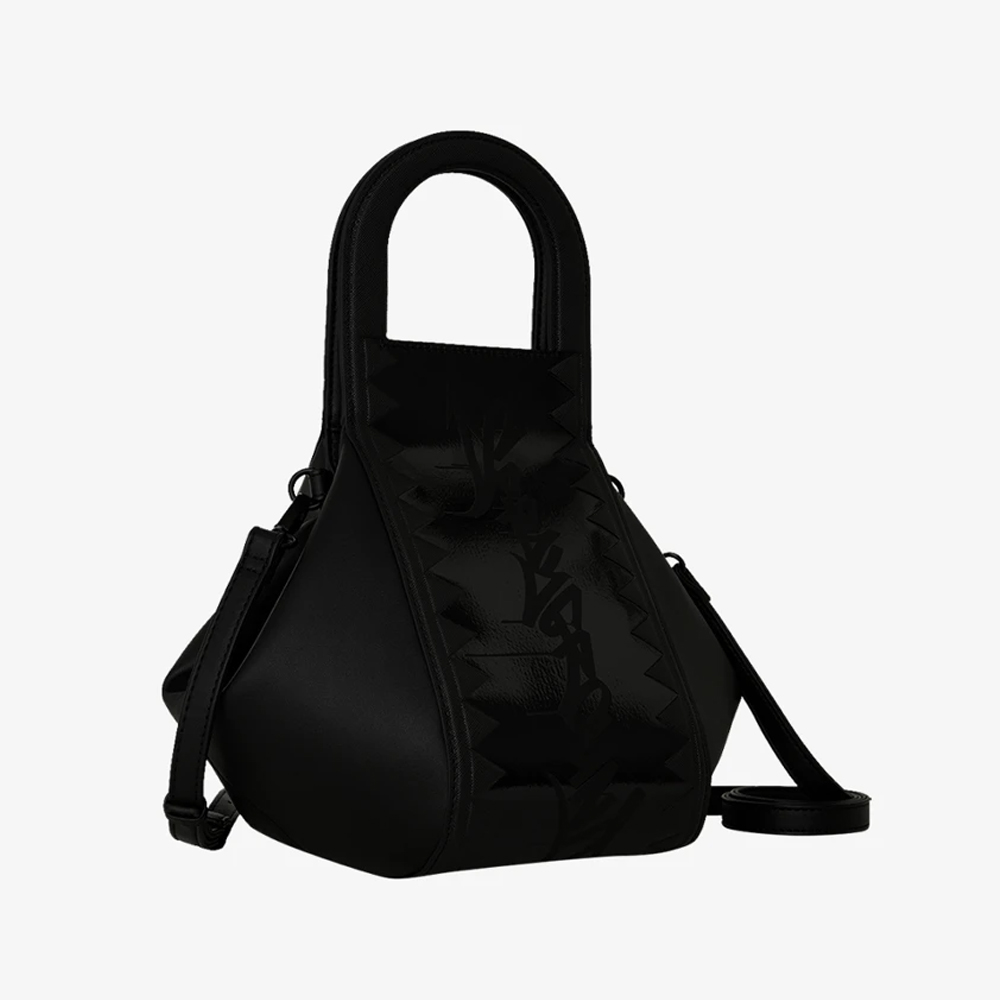 SPRAYGROUND Lux Black Ghost Drip Handbag Γυναικεία Τσάντα Χειρός - Ώμου - 2