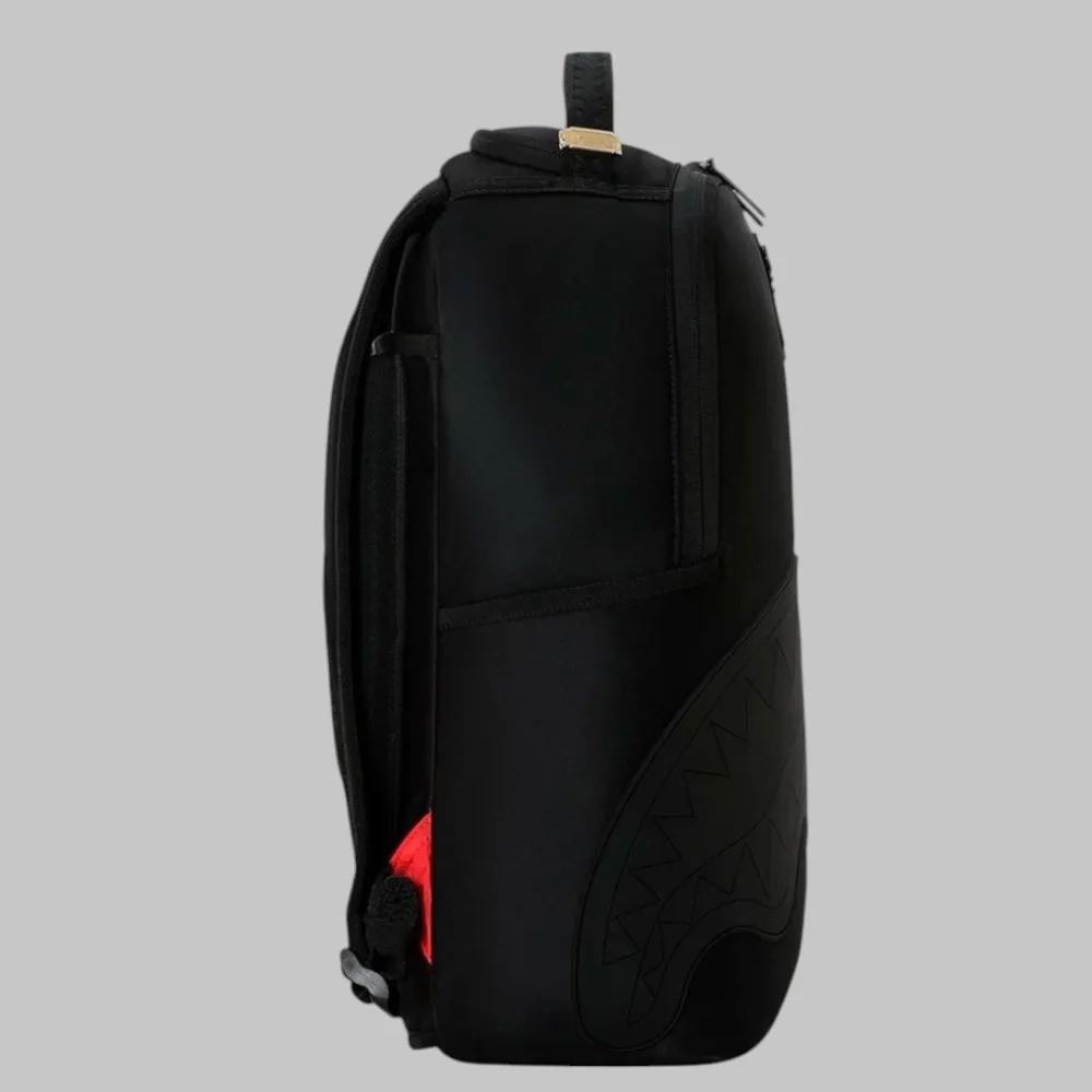 SPRAYGROUND Shark Central Embossed Black DLXSV Unisex Backpack - 3