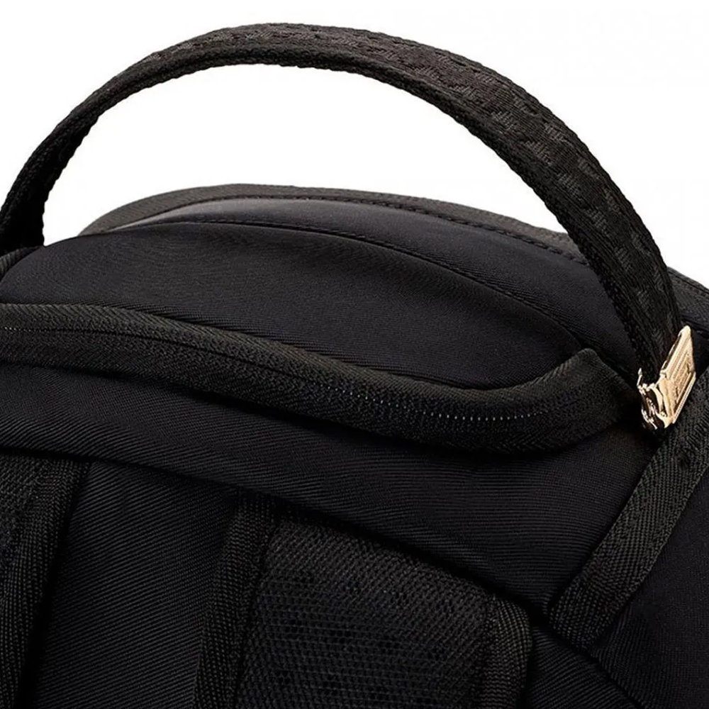 SPRAYGROUND Shark Central Embossed Black DLXSV Unisex Backpack - 4