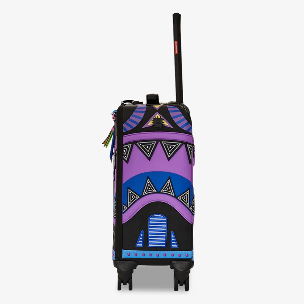 SPRAYGROUND Ai Wonderland Purple Luggage Unisex Βαλίτσα  - 3