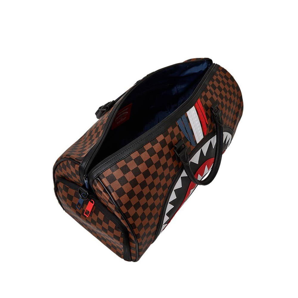SPRAYGROUND Machine Francaise Large Duffle Unisex Σακ Βουαγιάζ  - 4
