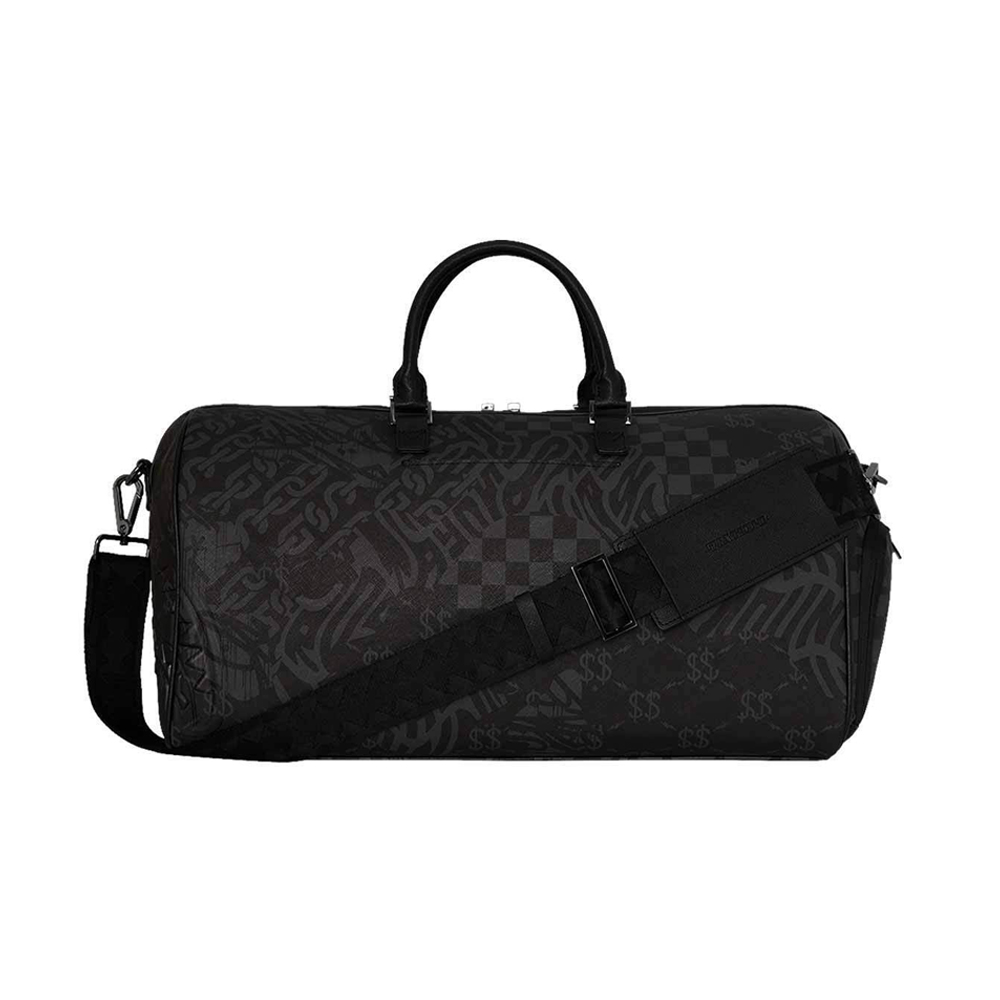 SPRAYGROUND 3AM Check Pttern Large Duffle Unisex Σακ Βουαγιάζ  - 2