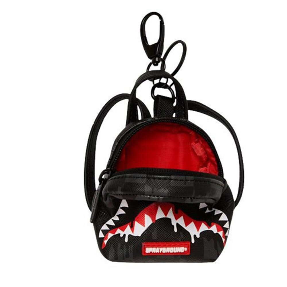SPRAYGROUND Printed Zipper Shark Keychain Unisex Μπρελόκ - 3