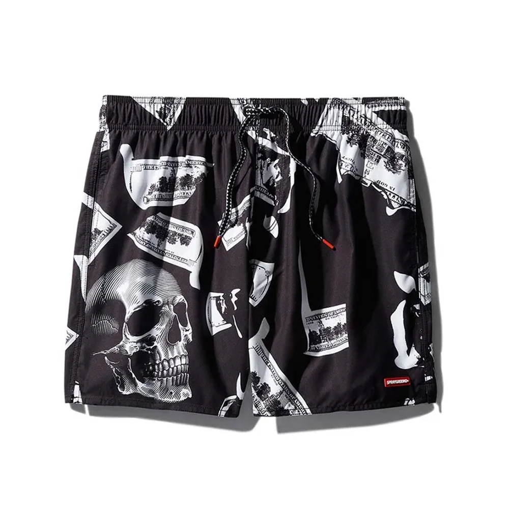 SPRAYGROUND Skull Money Swim Short Ανδρικό Μαγιό Σορτς - Μαύρο