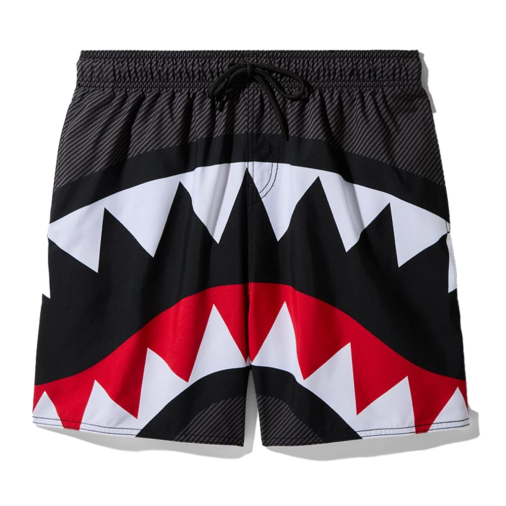 SPRAYGROUND Pixel Mouth Swim Short Ανδρικό Μαγιό Σορτς - Μαύρο