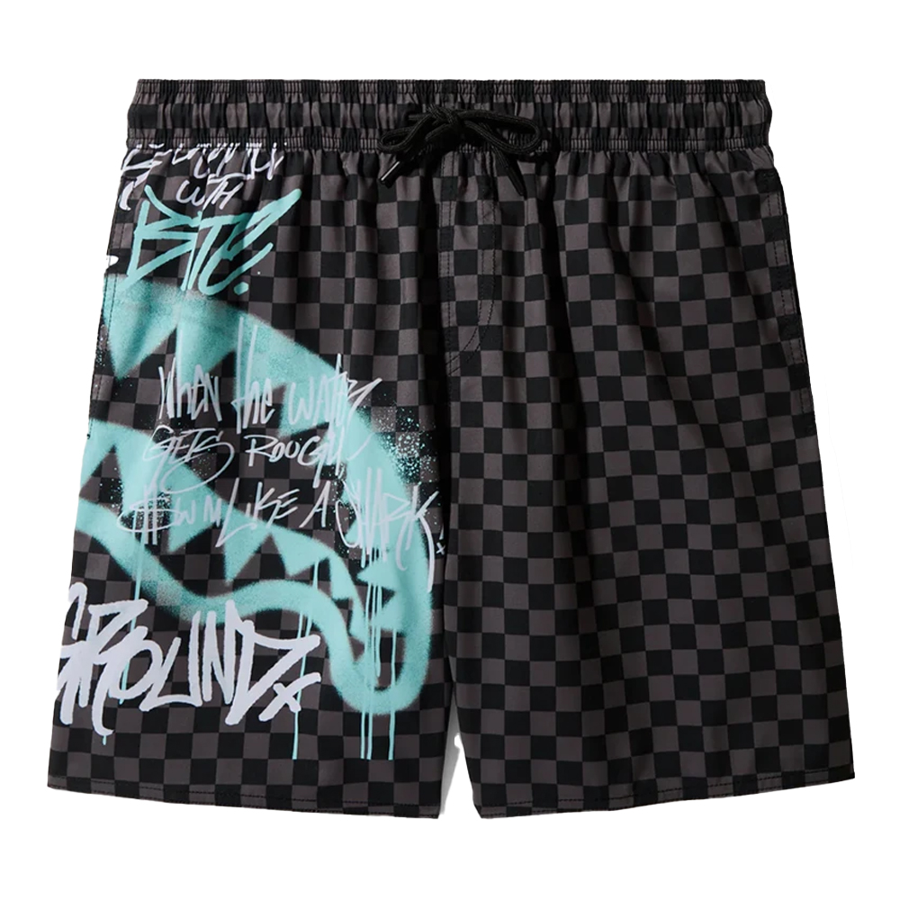 SPRAYGROUND Spray Poetry III Swim Short Ανδρικό Μαγιό Σορτς - Μαύρο
