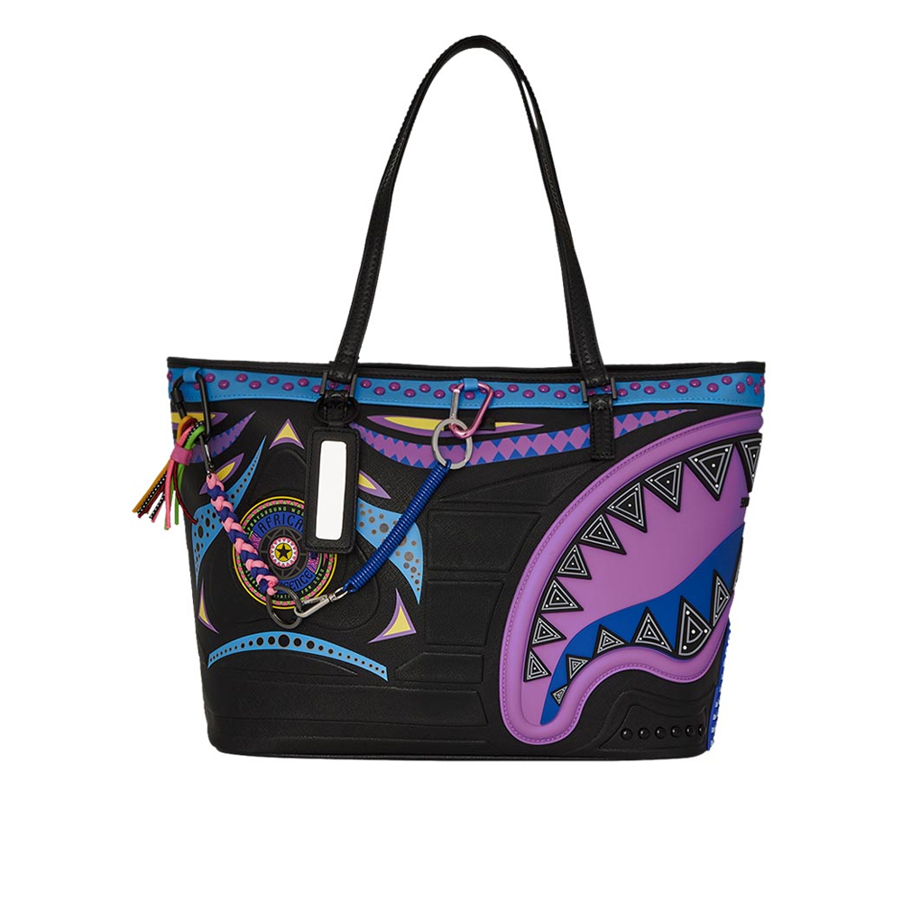 SPRAYGROUND Ai Wonderland Purple Tote  Γυναικεία Τσάντα 'Ωμου  - Μωβ