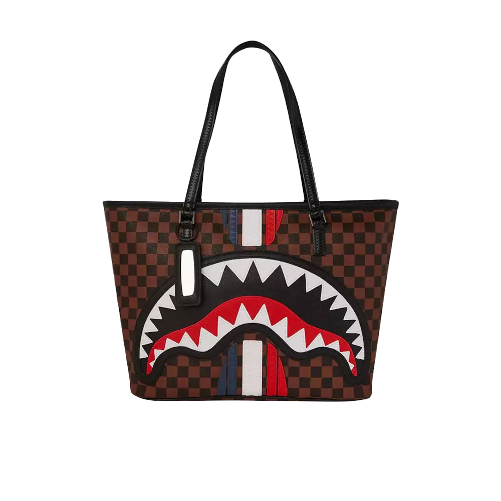 SPRAYGROUND Machine Francaise Tote Γυναικεία Τσάντα Ώμου - Καφέ