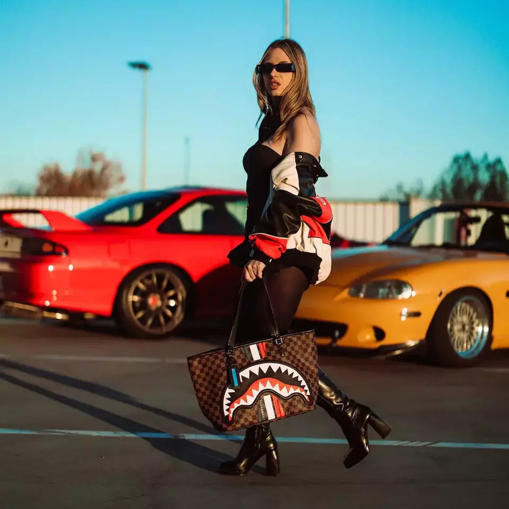 SPRAYGROUND Machine Francaise Tote Γυναικεία Τσάντα Ώμου - 4