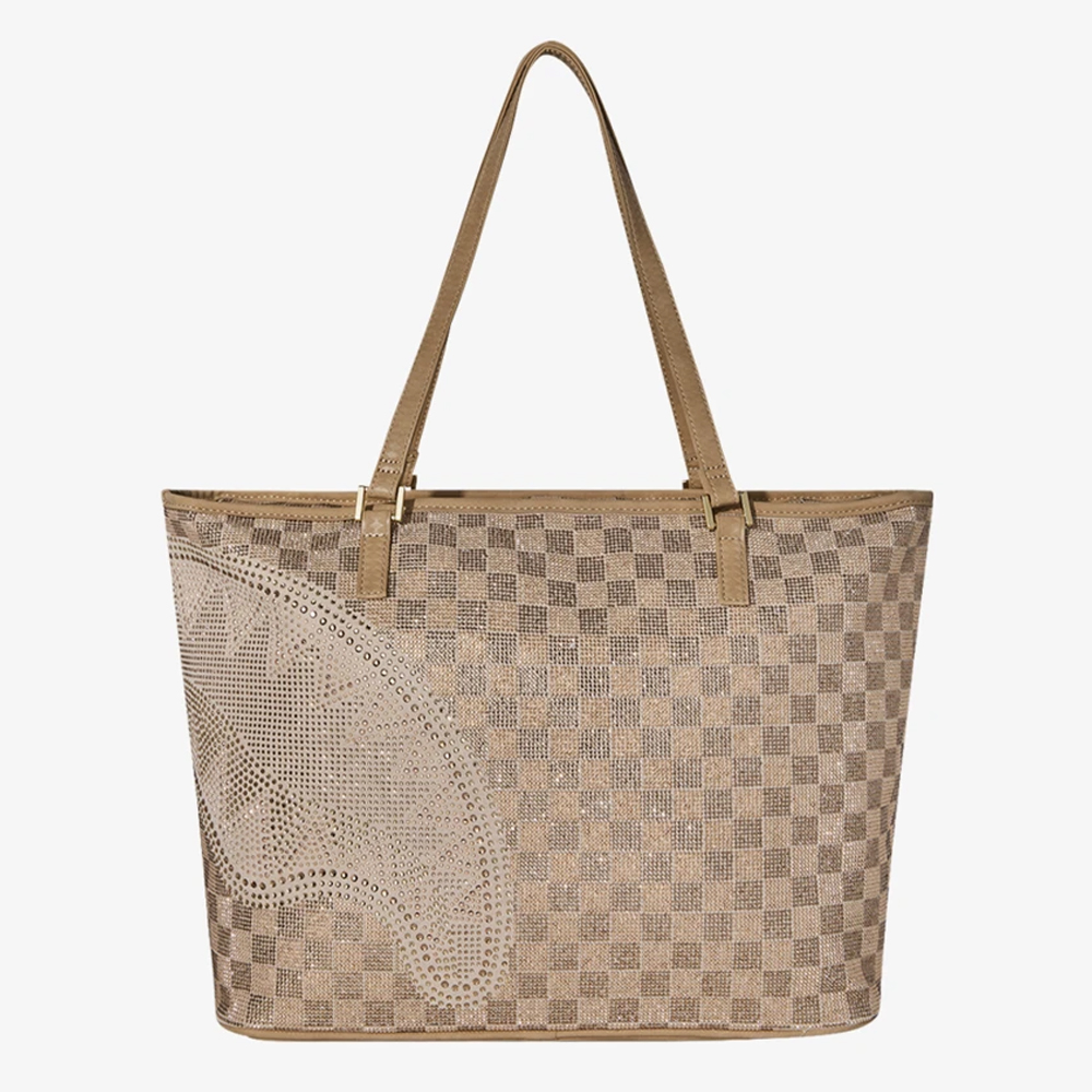 SPRAYGROUND 2 Tone Gold Trinity Tote Γυναικεία Τσάντα Ώμου - 2