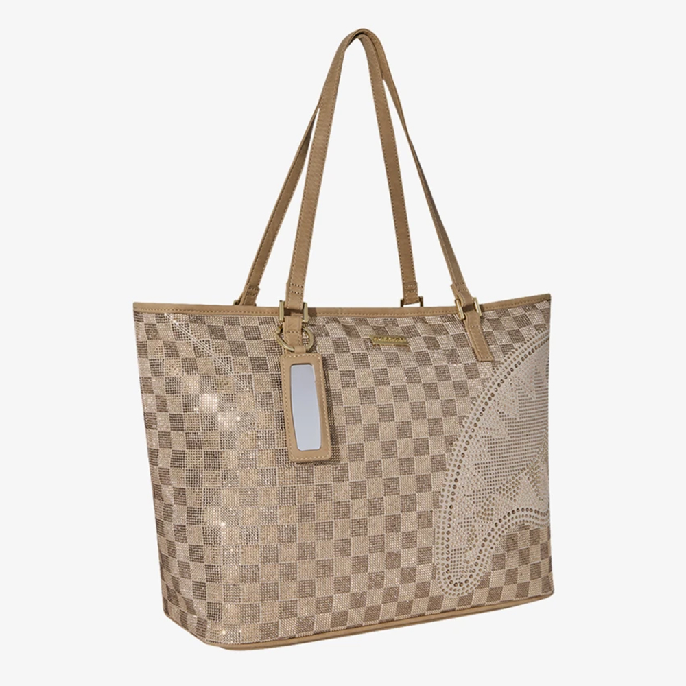 SPRAYGROUND 2 Tone Gold Trinity Tote Γυναικεία Τσάντα Ώμου - 3