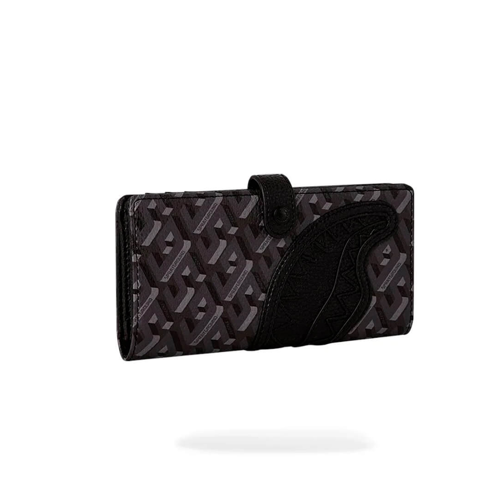 SPRAYGROUND Sg3d Blackout Long Single Fold Wallet Unisex  Πορτοφόλι - 2