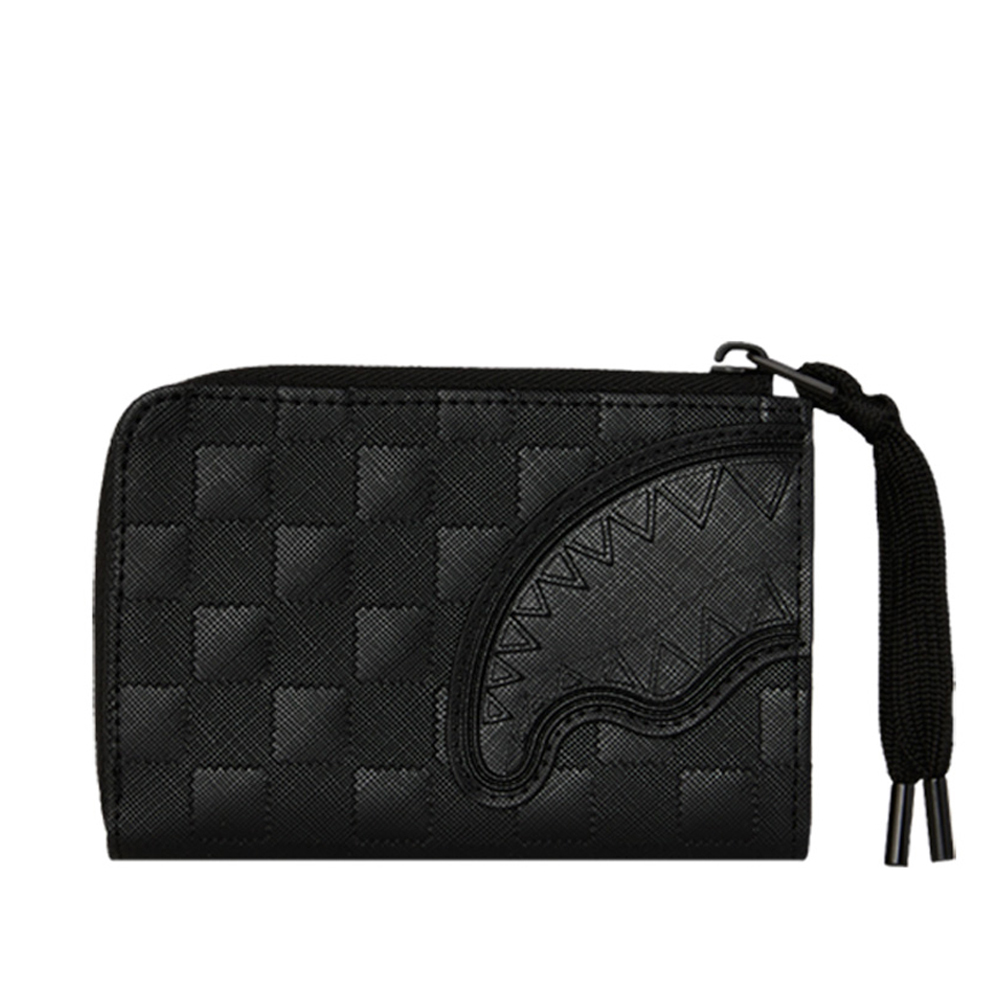 SPRAYGROUND Raised Check Wallet Unisex Πορτοφόλι - Μαύρο