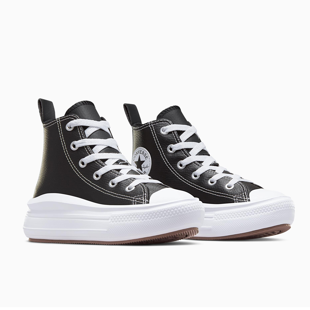 CONVERSE Chuck Taylor All Star Move Platform Leather Παιδικά Μποτάκια - 5