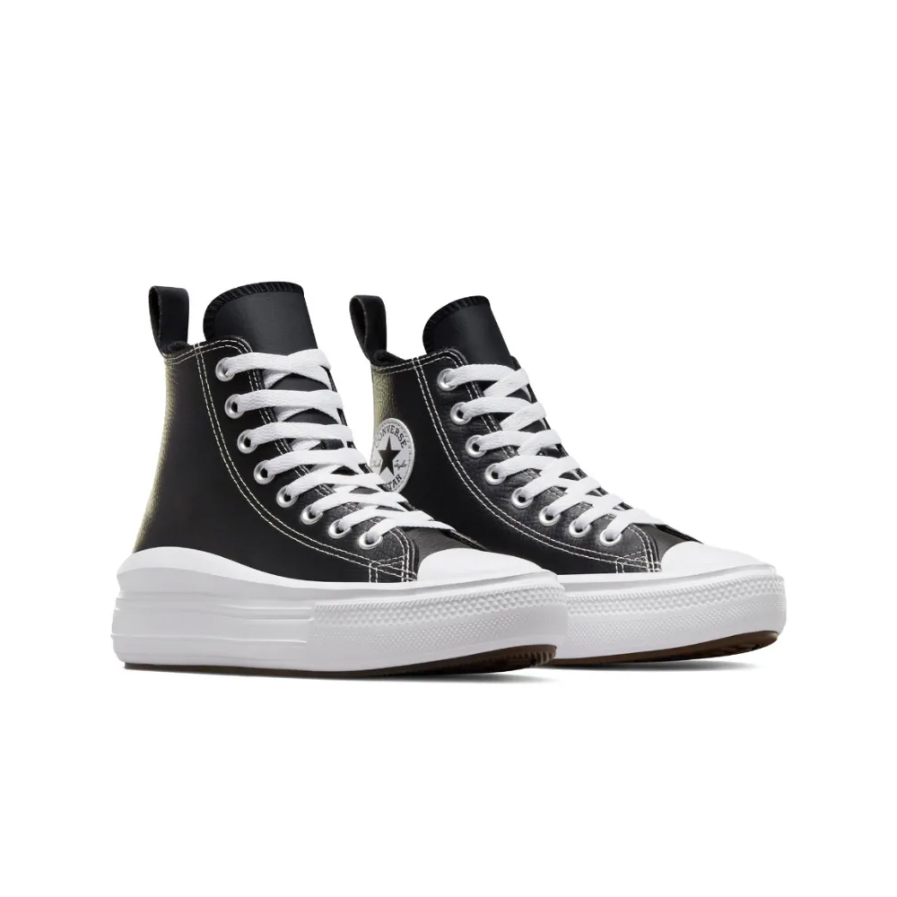 CONVERSE Chuck Taylor All Star Move Platform Leather Παιδικά/Εφηβικά Sneakers Μποτάκια - 3