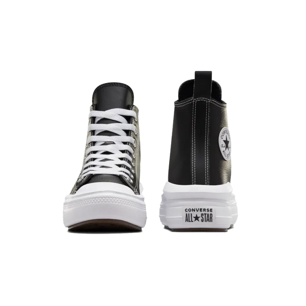 CONVERSE Chuck Taylor All Star Move Platform Leather Παιδικά/Εφηβικά Sneakers Μποτάκια - 4