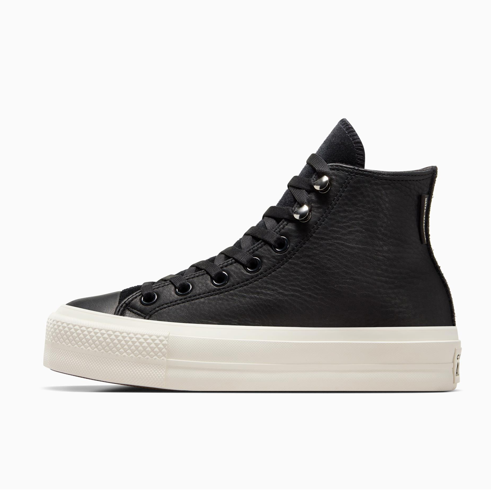 CONVERSE Chuck Taylor All Star Lift Platform Water Repellent Leather Γυναικεία Μποτάκια - 2