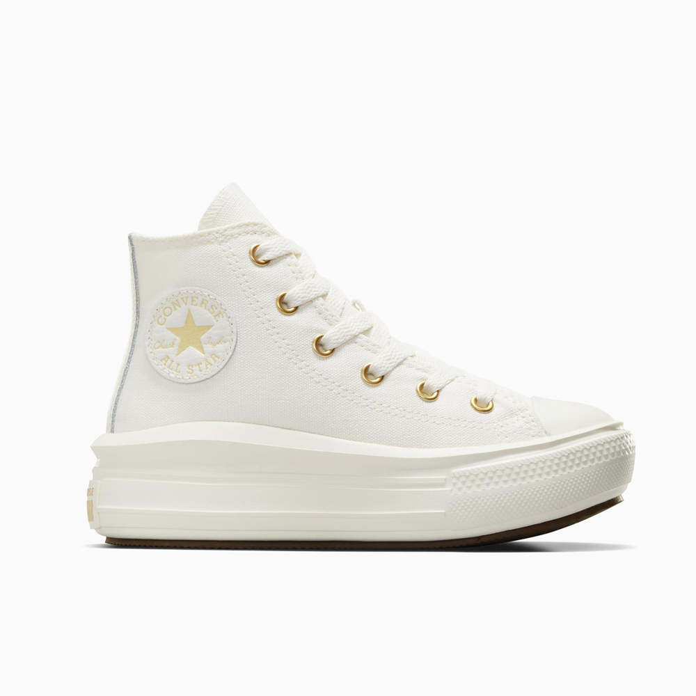 CONVERSE Chuck Taylor All Star Move Platform Tonal Canvas Παιδικά Μποτάκια - Κρεμ