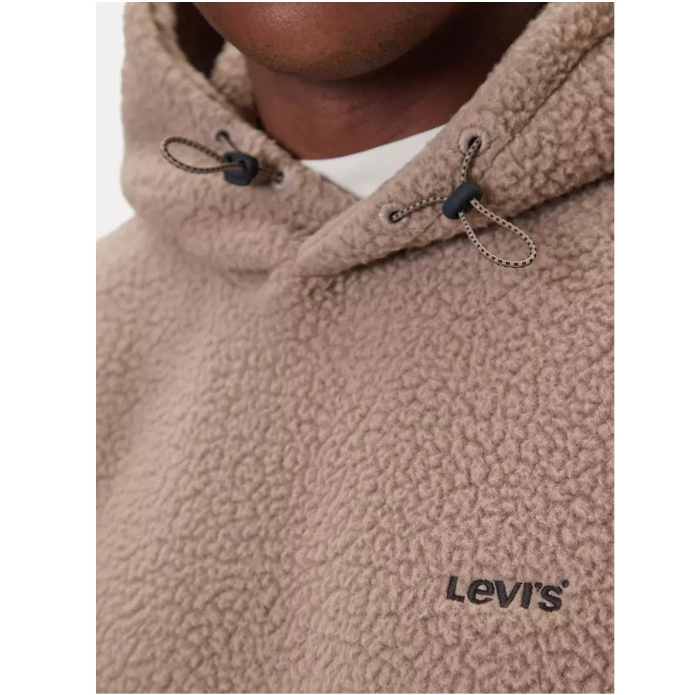 LEVI'S Cozy Up Hoodie Fleece Ανδρικό Φούτερ με κουκούλα - 4