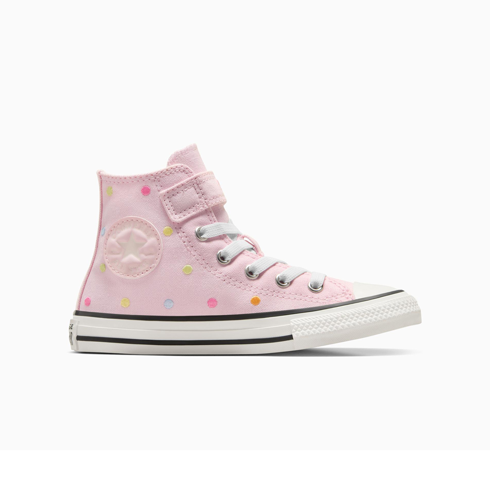 CONVERSE Chuck Taylor All Star Embroidered Polka Dots Easy On Παιδικά Sneakers  - Ροζ