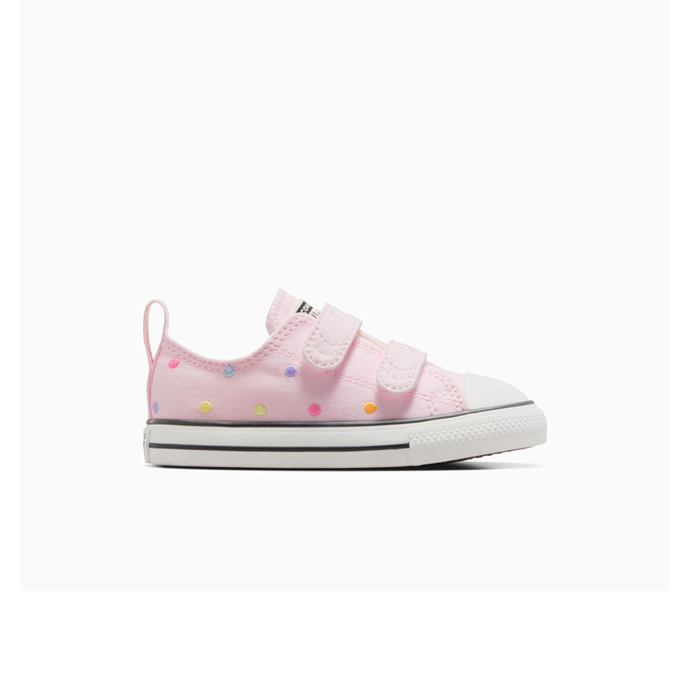 CONVERSE Chuck Taylor All Star Embroidered Polka Dots Easy On Παιδικά Sneakers  - Ροζ