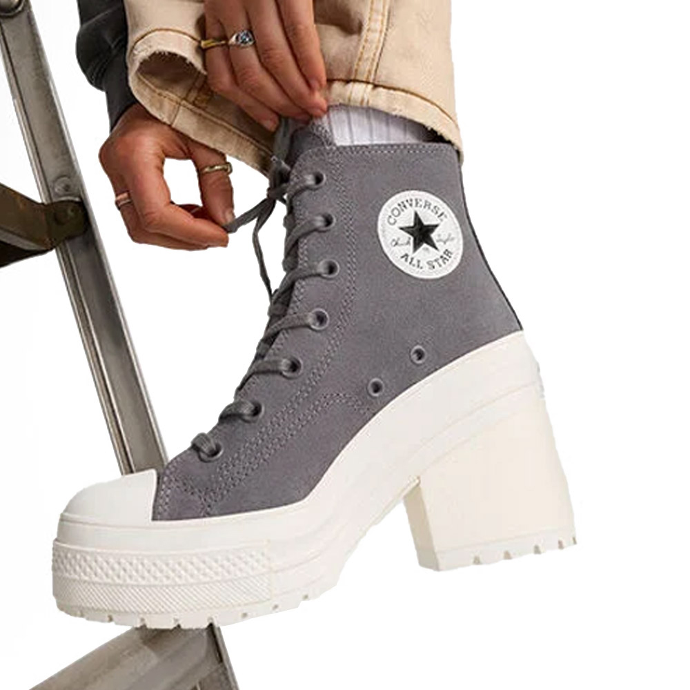 CONVERSE Chuck 70 De Luxe Heel Platform Γυναικεία Μποτάκια  - 5