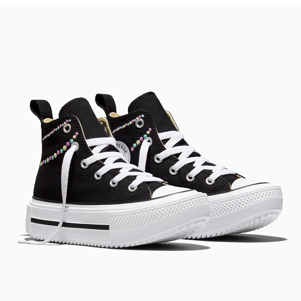 CONVERSE Chuck Taylor All Star Lift Double Platform Polka Dots Παιδικά Sneakers - 3