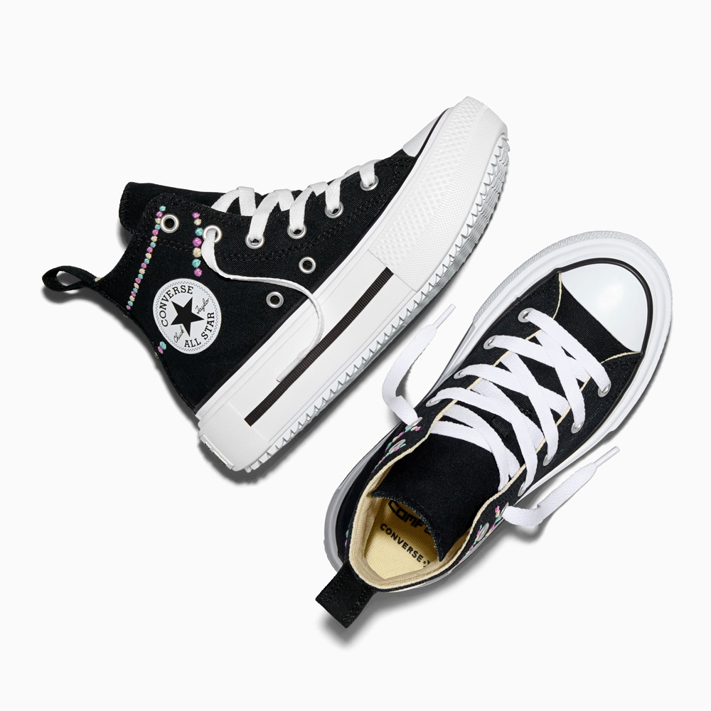 CONVERSE Chuck Taylor All Star Lift Double Platform Polka Dots Παιδικά Sneakers - 4