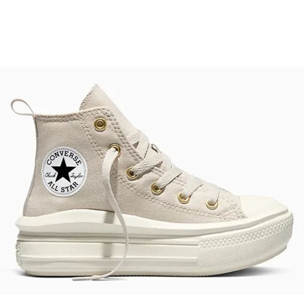 CONVERSE Chuck Taylor All Star Move Platform Παιδικά Sneakers - Κρεμ